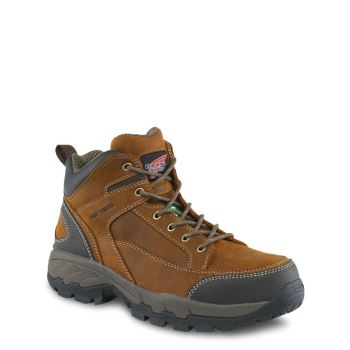 Red Wing TruHiker 5-inch CSA Safety Toe Mens Work Boots Brown - Style 3541